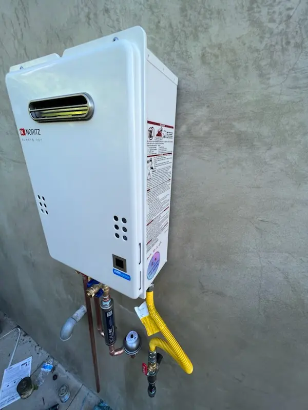 Tankless water heater installation for Plainville homes
