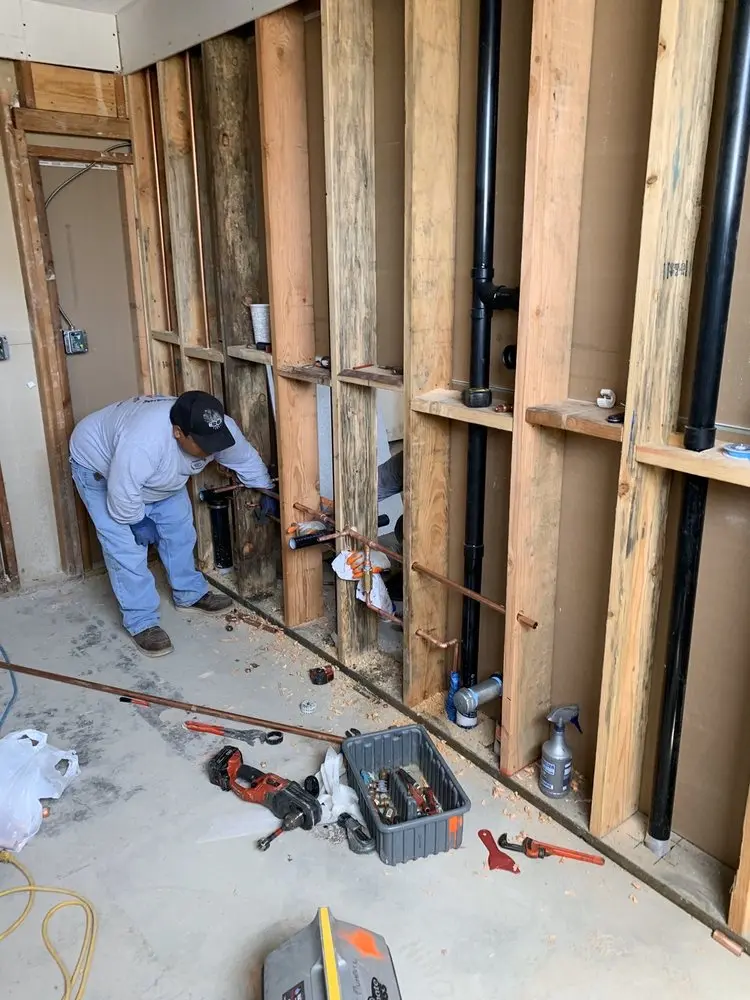 Commercial rough-in plumbing for Water Heater Replacement in Plainville